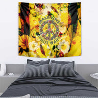 Make Love Not War Tapestry Hippie Flower Power Revolution