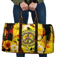 Make Love Not War Travel Bag Hippie Flower Power Revolution