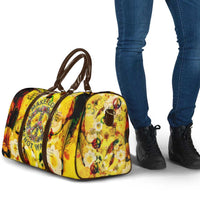 Make Love Not War Travel Bag Hippie Flower Power Revolution