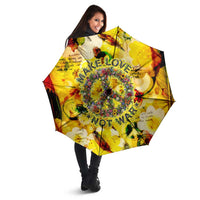 Make Love Not War Umbrella Hippie Flower Power Revolution