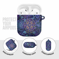 Universal Connection Zodiac AirPods Case Cosmic Eye and Sacred Om Vibration