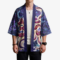 Universal Connection Zodiac Kimono Cosmic Eye and Sacred Om Vibration