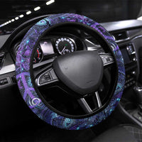 Universal Connection Zodiac Steering Wheel Cover Cosmic Eye and Sacred Om Vibration