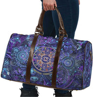 Universal Connection Zodiac Travel Bag Cosmic Eye and Sacred Om Vibration