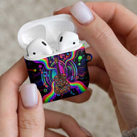 Trippy Guitar AirPods Case Festival Soul Psychedelic Music Vibes Since 1969