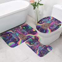 Trippy Guitar Bathroom Set Festival Soul Psychedelic Music Vibes Since 1969