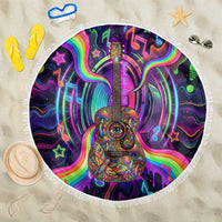 Trippy Guitar Beach Blanket Festival Soul Psychedelic Music Vibes Since 1969