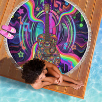Trippy Guitar Beach Blanket Festival Soul Psychedelic Music Vibes Since 1969