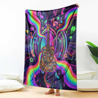 Trippy Guitar Blanket Festival Soul Psychedelic Music Vibes Since 1969