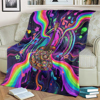Trippy Guitar Blanket Festival Soul Psychedelic Music Vibes Since 1969