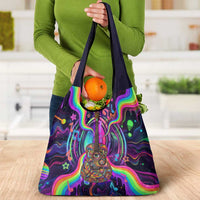 Trippy Guitar Grocery Bag Festival Soul Psychedelic Music Vibes Since 1969