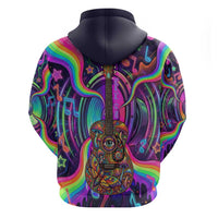 Trippy Guitar Hoodie Festival Soul Psychedelic Music Vibes Since 1969
