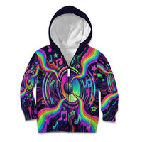 Trippy Guitar Kid Hoodie Festival Soul Psychedelic Music Vibes Since 1969