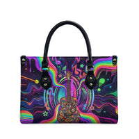 Trippy Guitar Leather Bag Festival Soul Psychedelic Music Vibes Since 1969