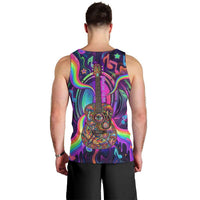 Trippy Guitar Men Tank Top Festival Soul Psychedelic Music Vibes Since 1969