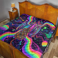 Trippy Guitar Quilt Festival Soul Psychedelic Music Vibes Since 1969