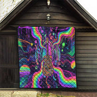 Trippy Guitar Quilt Festival Soul Psychedelic Music Vibes Since 1969