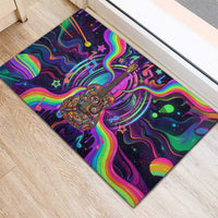 Trippy Guitar Rubber Doormat Festival Soul Psychedelic Music Vibes Since 1969
