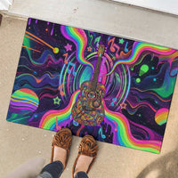 Trippy Guitar Rubber Doormat Festival Soul Psychedelic Music Vibes Since 1969
