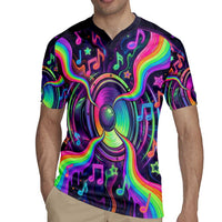 Trippy Guitar Rugby Jersey Festival Soul Psychedelic Music Vibes Since 1969