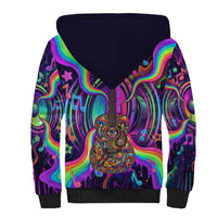 Trippy Guitar Sherpa Hoodie Festival Soul Psychedelic Music Vibes Since 1969