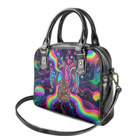 Trippy Guitar Shoulder Handbag Festival Soul Psychedelic Music Vibes Since 1969