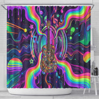 Trippy Guitar Shower Curtain Festival Soul Psychedelic Music Vibes Since 1969