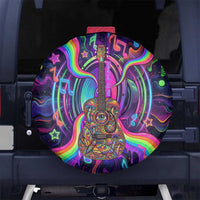 Trippy Guitar Spare Tire Cover Festival Soul Psychedelic Music Vibes Since 1969