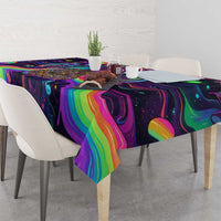 Trippy Guitar Tablecloth Festival Soul Psychedelic Music Vibes Since 1969
