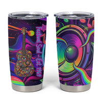 Trippy Guitar Tumbler Cup Festival Soul Psychedelic Music Vibes Since 1969
