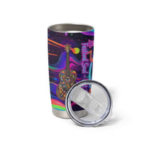 Trippy Guitar Tumbler Cup Festival Soul Psychedelic Music Vibes Since 1969