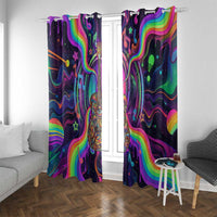 Trippy Guitar Window Curtain Festival Soul Psychedelic Music Vibes Since 1969