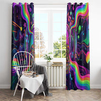 Trippy Guitar Window Curtain Festival Soul Psychedelic Music Vibes Since 1969