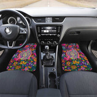 Psychedelic Visionary Woman Hippie Car Mats Tune In, Turn On, Drop Out - Flower Power Awakening