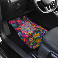Psychedelic Visionary Woman Hippie Car Mats Tune In, Turn On, Drop Out - Flower Power Awakening