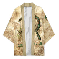 Neper and Nepit Kimono Ancient Harvest and Fertility Design with Sickle and Grain