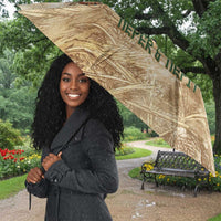 Neper and Nepit Umbrella Ancient Harvest and Fertility Design with Sickle and Grain