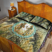 Neper and Nepit Quilt Bed Set Ancient Egyptian Seed Awakening and Fertility