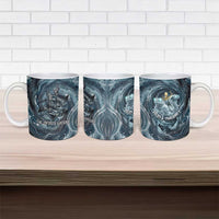 Egypt Nun and Naunet Ceramic Mug Primordial Water Gods Cosmic Ocean Infinite Waves