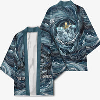 Egypt Nun and Naunet Kimono Primordial Water Gods Cosmic Ocean Infinite Waves