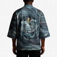 Egypt Nun and Naunet Kimono Primordial Water Gods Cosmic Ocean Infinite Waves