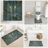 Nun and Naunet Egyptian Bathroom Set Serpent Abyss Design Primordial Gods of Ancient Waters