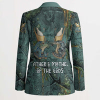 Nun and Naunet Egyptian Blazer Serpent Abyss Design Primordial Gods of Ancient Waters