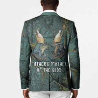 Nun and Naunet Egyptian Blazer Serpent Abyss Design Primordial Gods of Ancient Waters