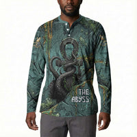 Nun and Naunet Egyptian Button Sweatshirt Serpent Abyss Design Primordial Gods of Ancient Waters
