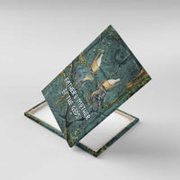 Nun and Naunet Egyptian Canvas Wall Art Serpent Abyss Design Primordial Gods of Ancient Waters