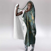 Nun and Naunet Egyptian Hooded Blanket Serpent Abyss Design Primordial Gods of Ancient Waters