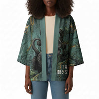 Nun and Naunet Egyptian Kimono Serpent Abyss Design Primordial Gods of Ancient Waters