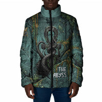 Nun and Naunet Egyptian Padded Jacket Serpent Abyss Design Primordial Gods of Ancient Waters