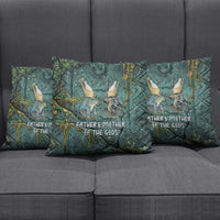 Nun and Naunet Egyptian Pillow Cover Serpent Abyss Design Primordial Gods of Ancient Waters